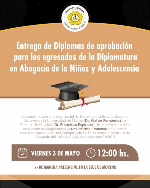 ENTREGA DIPLOMAS